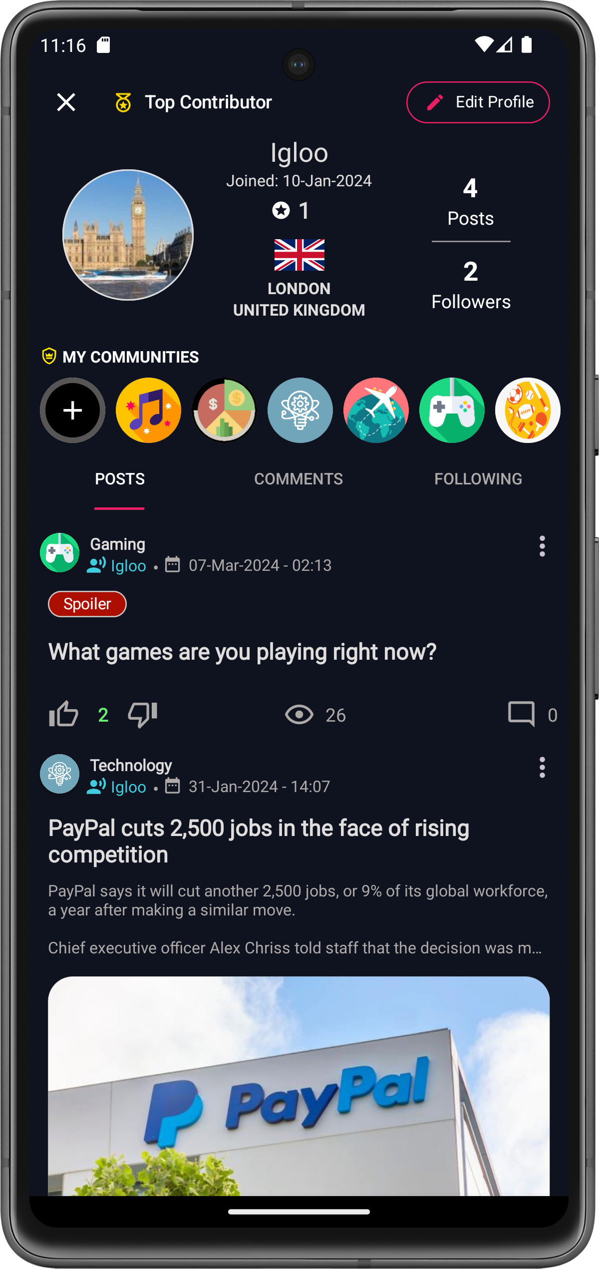Igloo - Social Community Platform